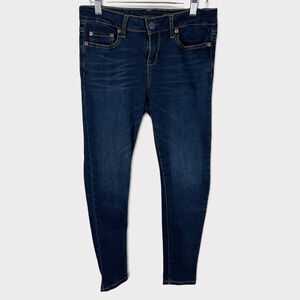 Aeropostale Jeggings Size 4 Short Blue Denim